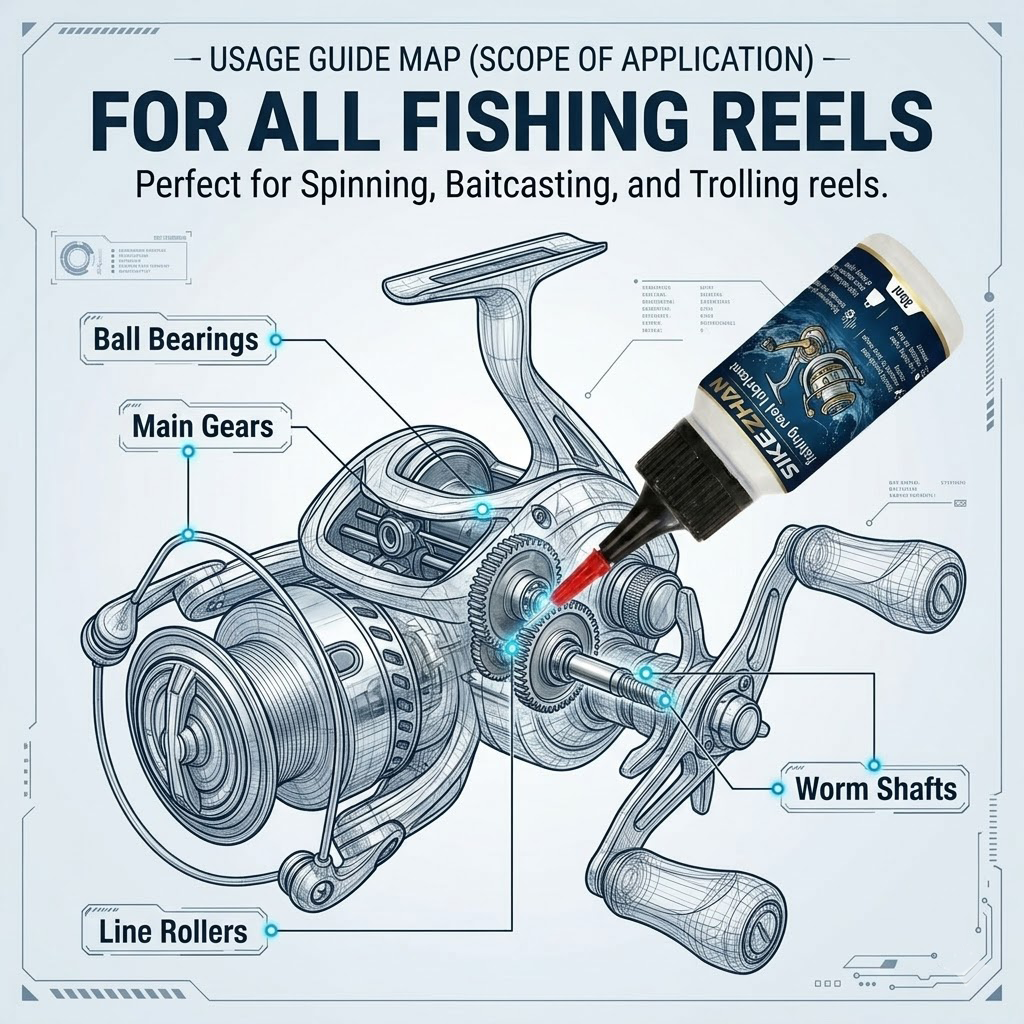Fishing Reel Oil and Grease Lu - Reel Lubricant 评论和价格