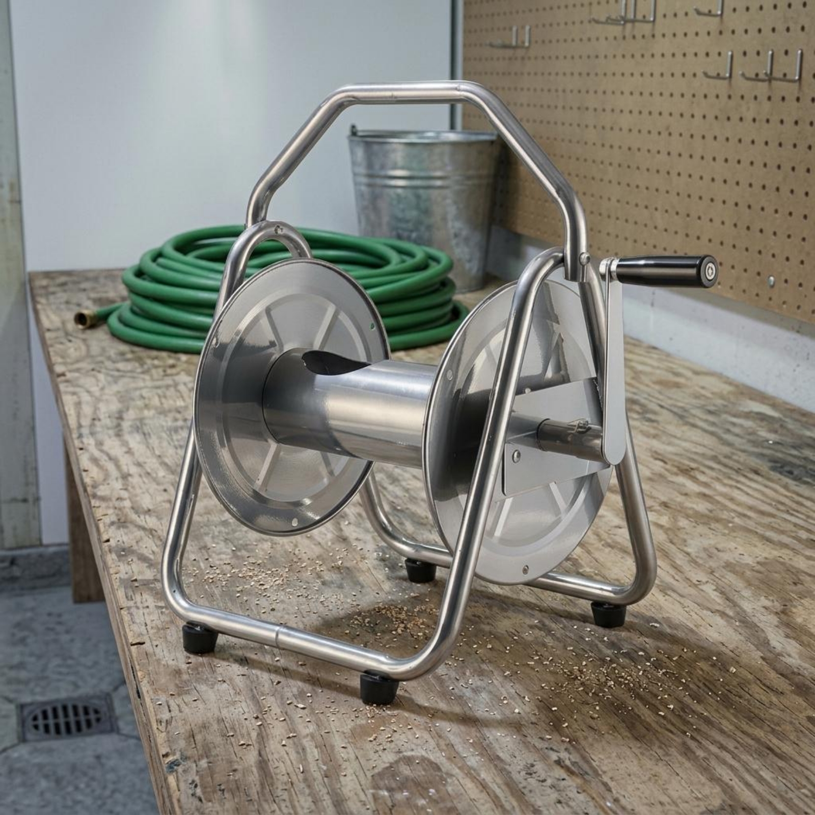 Metal Hose Reel Heavy Duty Gar - Reel Handle 评论和价格