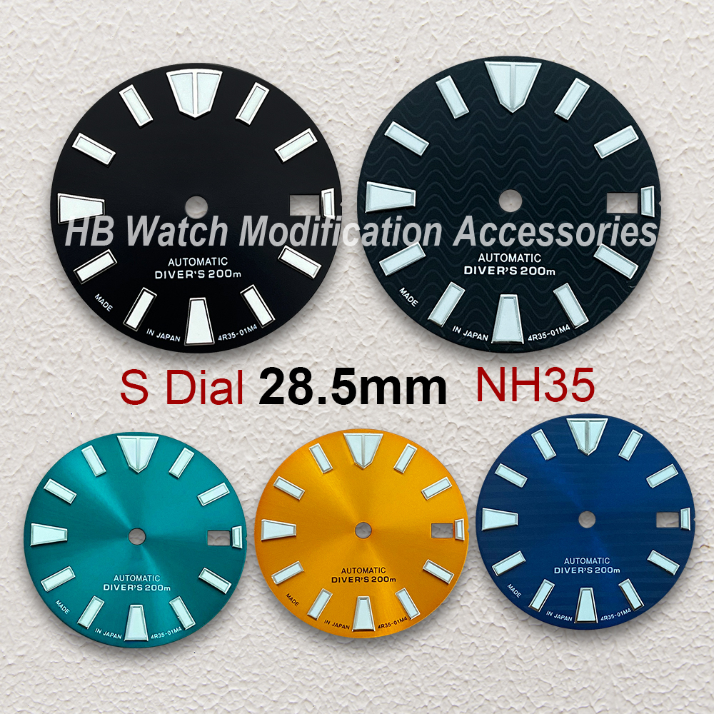 28.5mm S Logo Wave Dial Fit NH - Reel Case 评论和价格