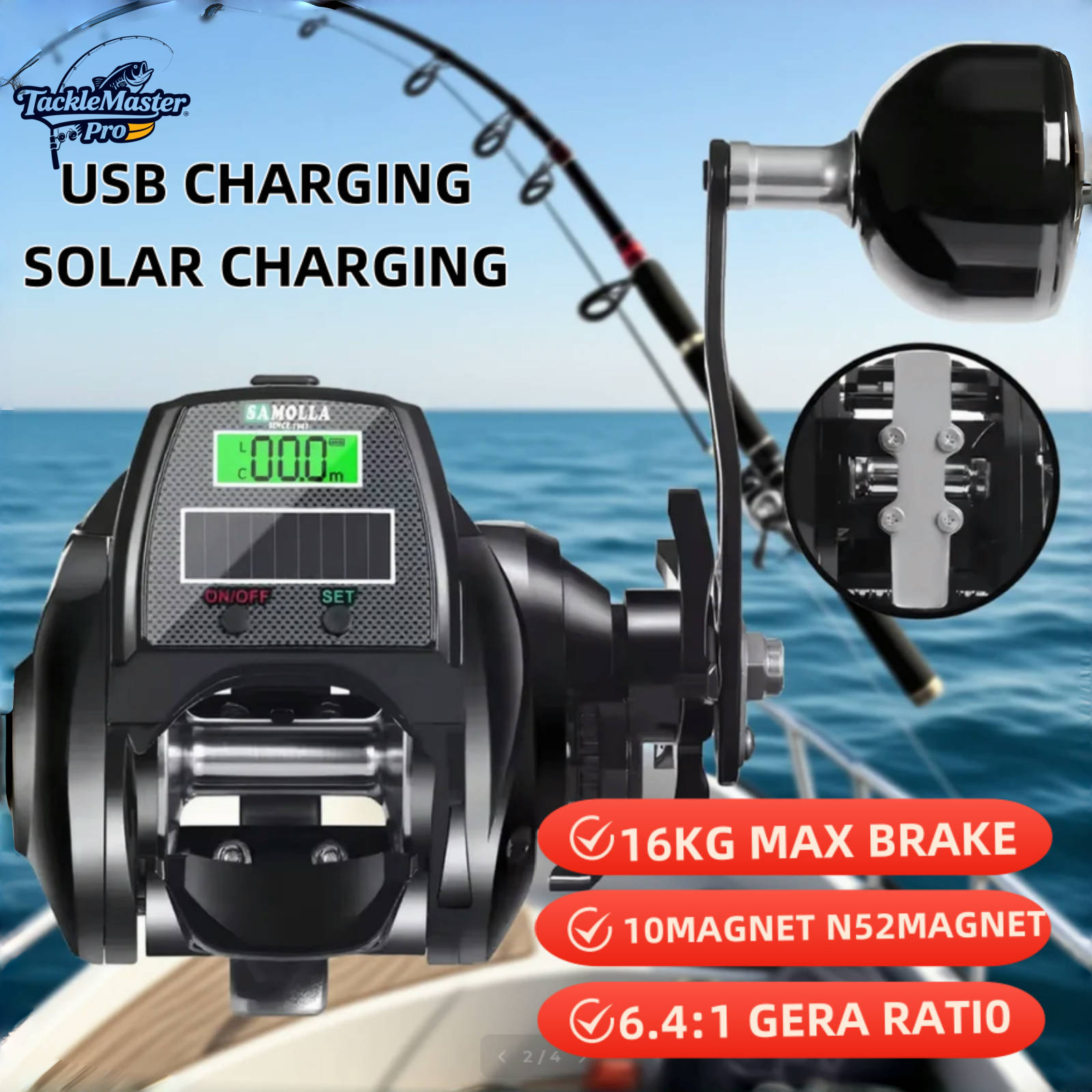 Heavy Duty Electric Fishing Re - Ice Fishing Reel 评论和价格