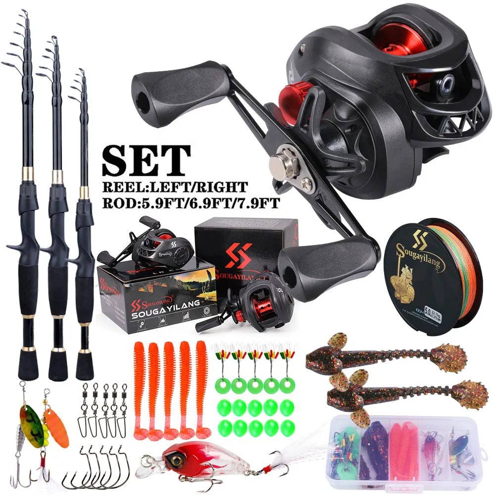 Sougayilang Fishing Rod and Re - Spincast Reel 评论和价格